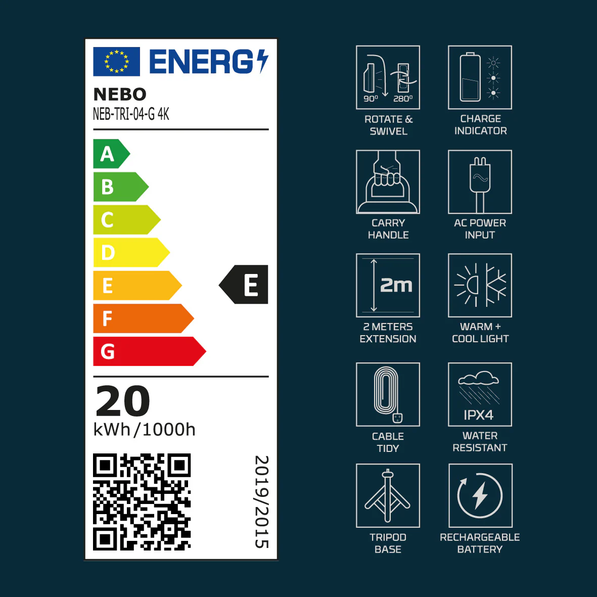 2 Head Tripod Light - Image 12