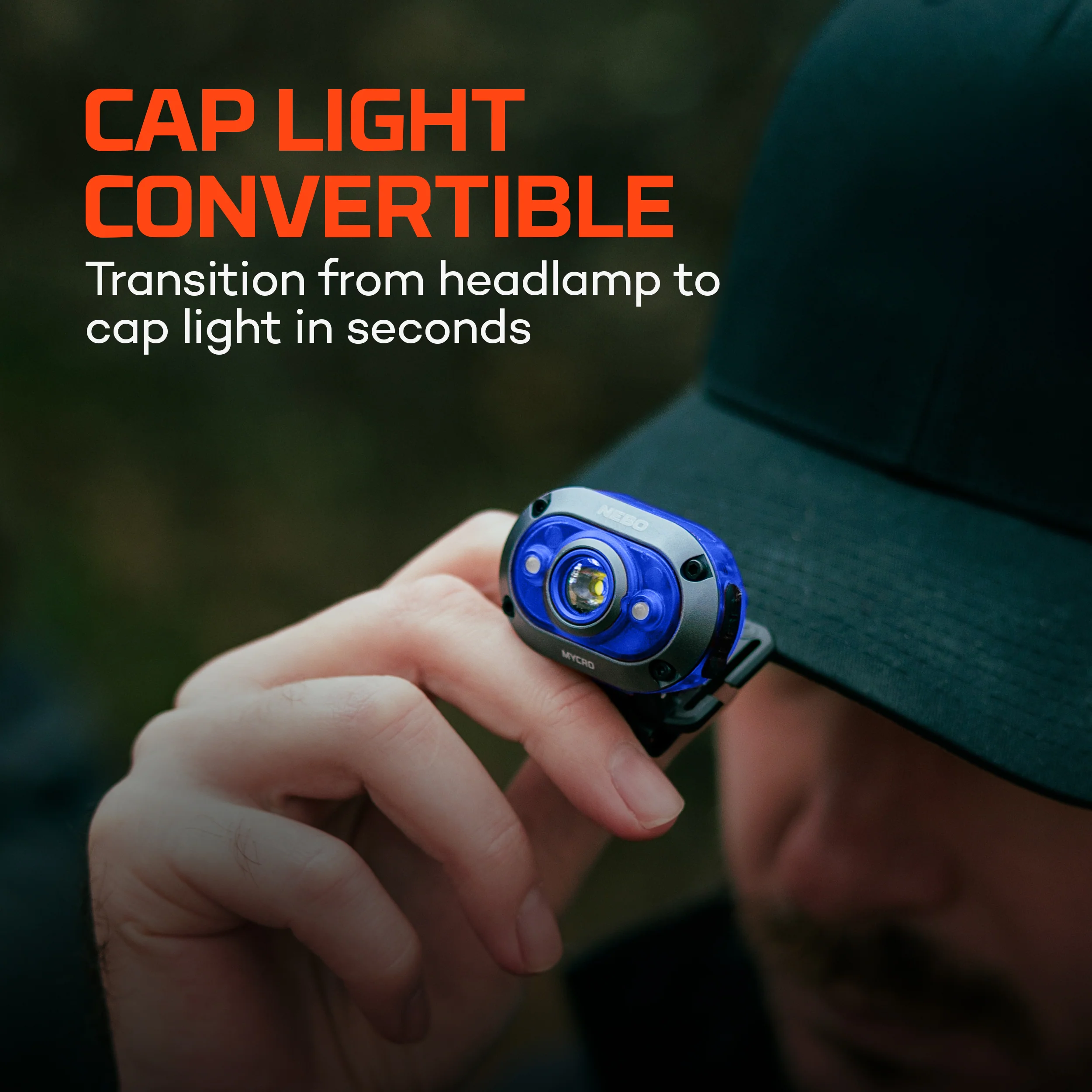 Mycro 450 Headlamp Blue | Rechargeable - Image 4