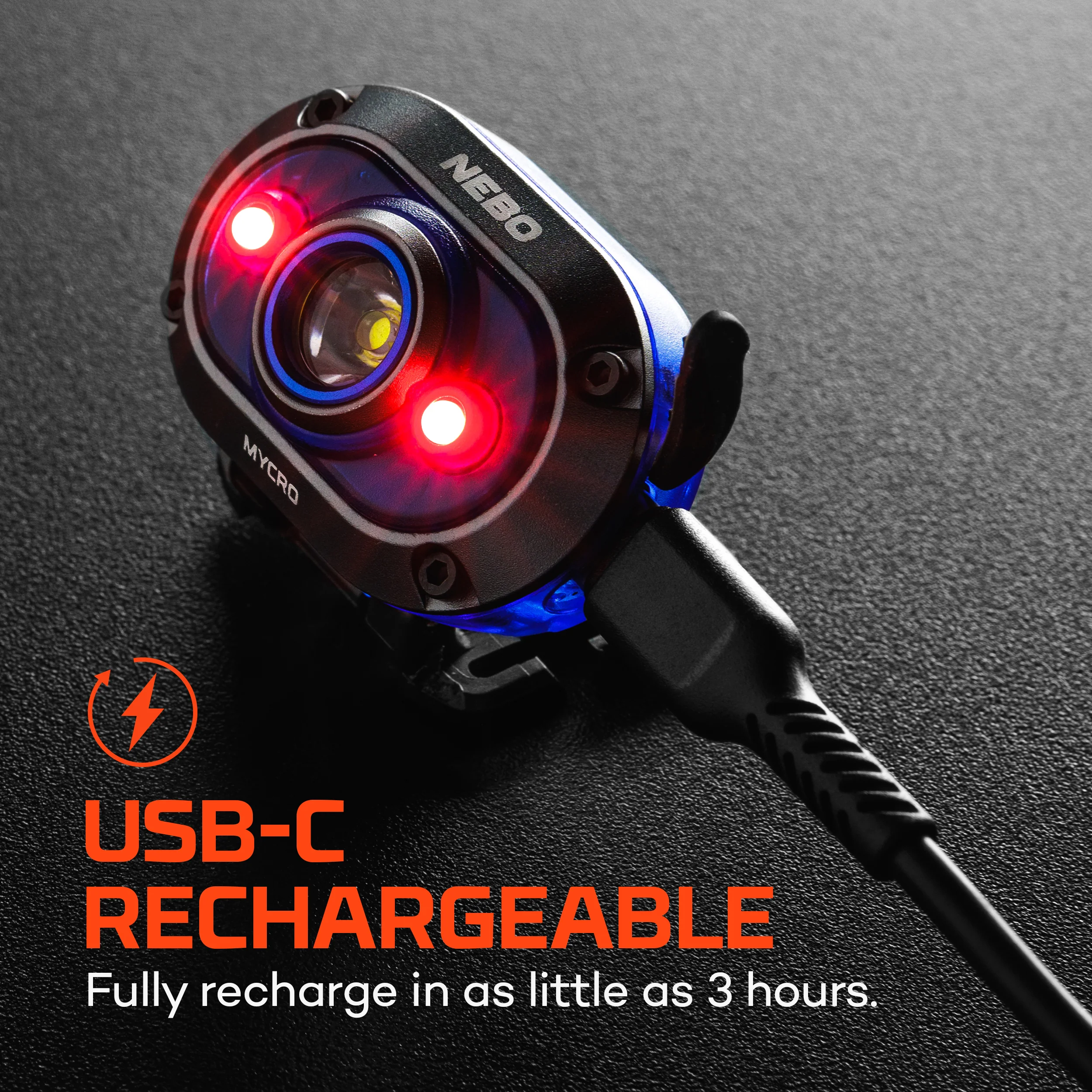 Mycro 450 Headlamp Blue | Rechargeable - Image 5